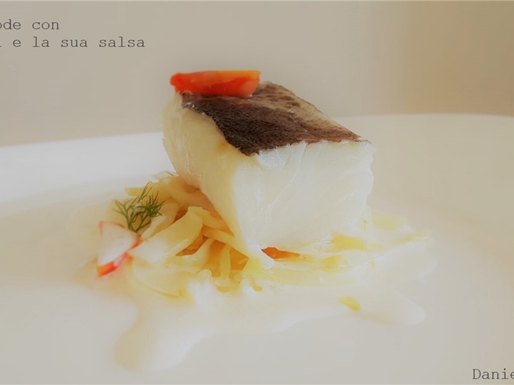 Merluzzo Black Cod cotto a bassa temperatura - Ricette Chef Stellati - Daniel Facen